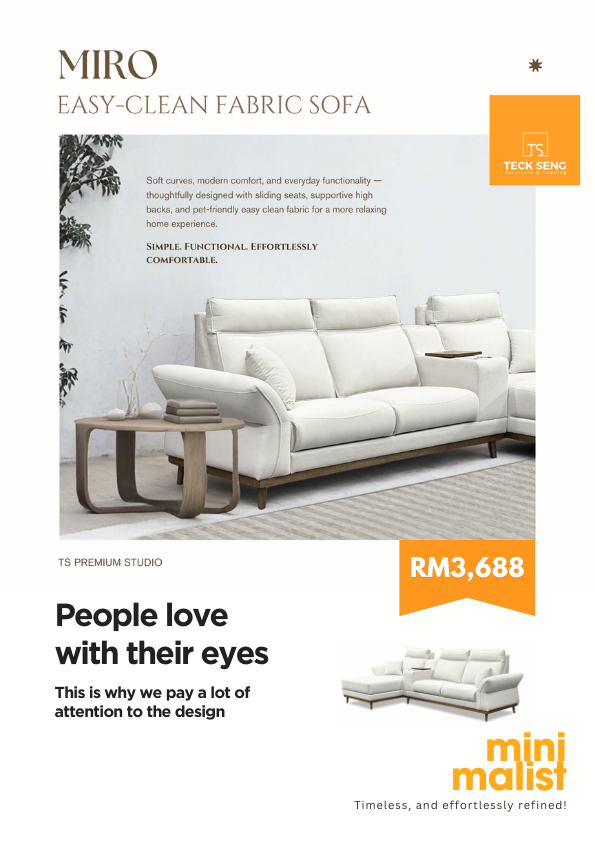 Miro Easy Clean Sofa